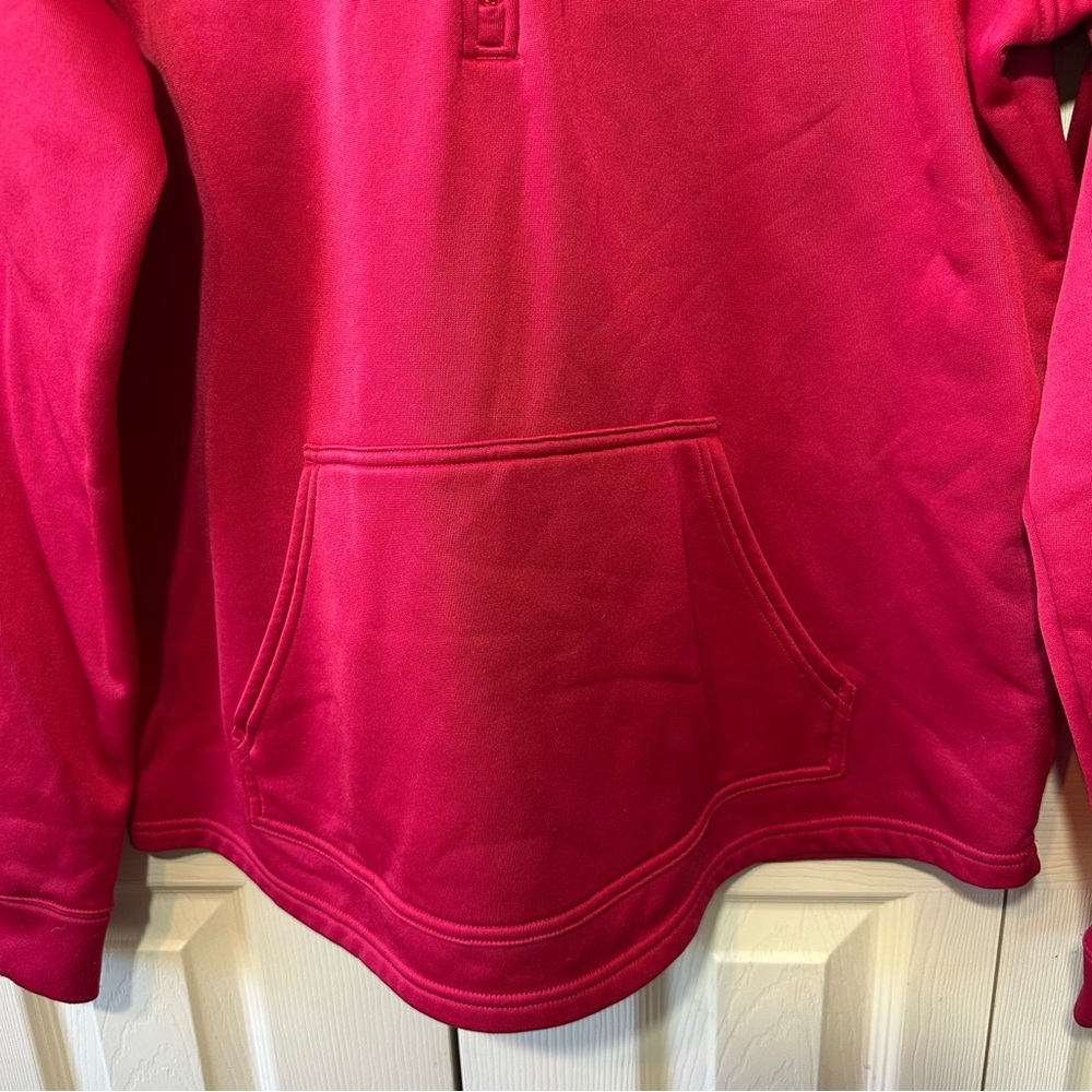 Under Armour Camo Pink Caliber 1/2 Zip Hunting Pullover Sweater Womens Size XL - Picture 3 of 9